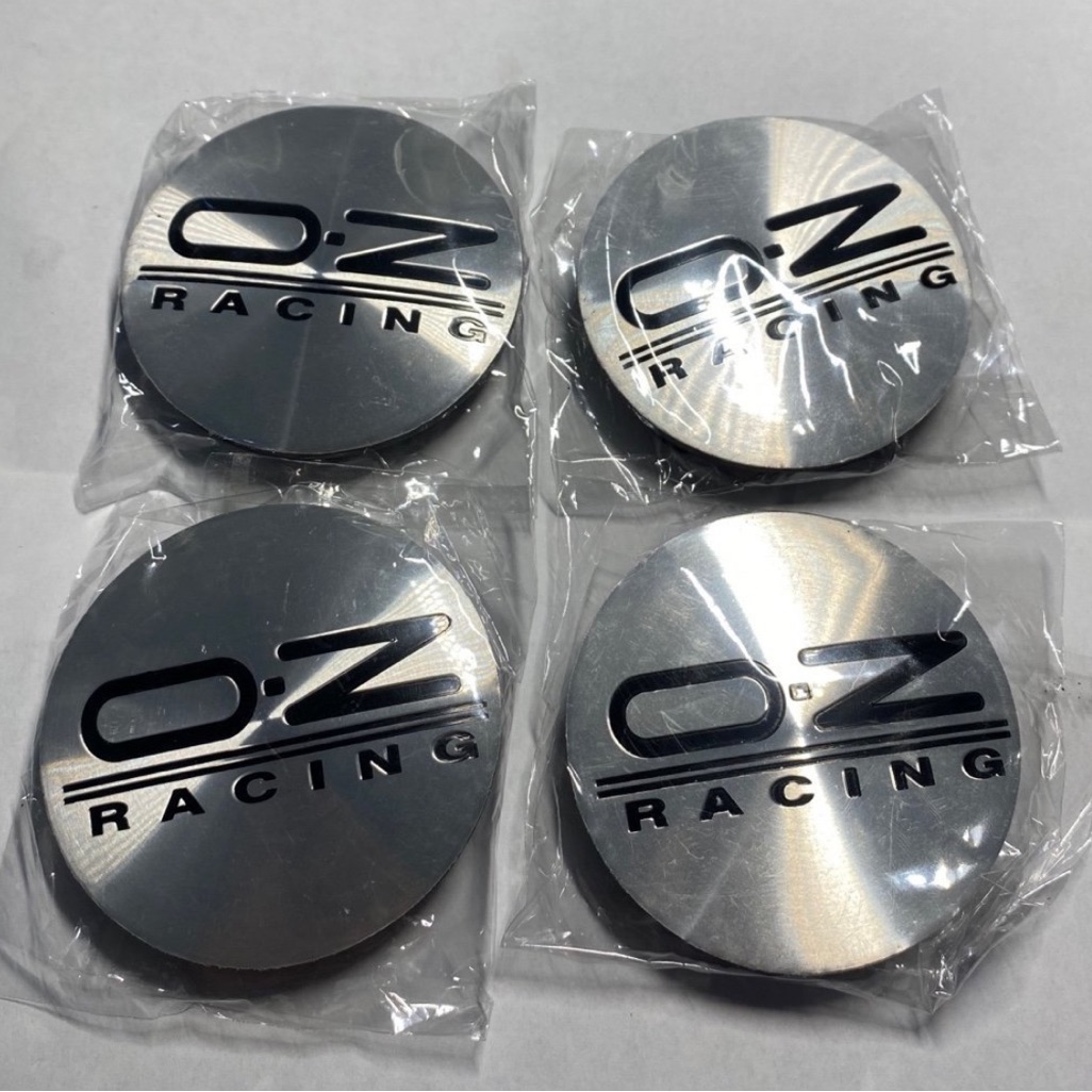 Oz Silver M595 Wheel Center Caps Pa66m15 62mm Set Of 4